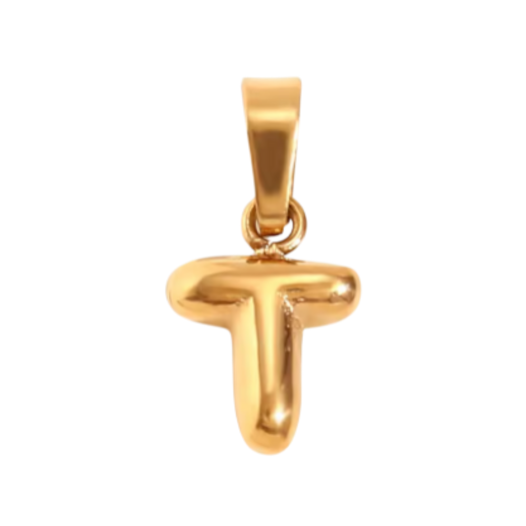 Small Gold Bubble Letter Collection