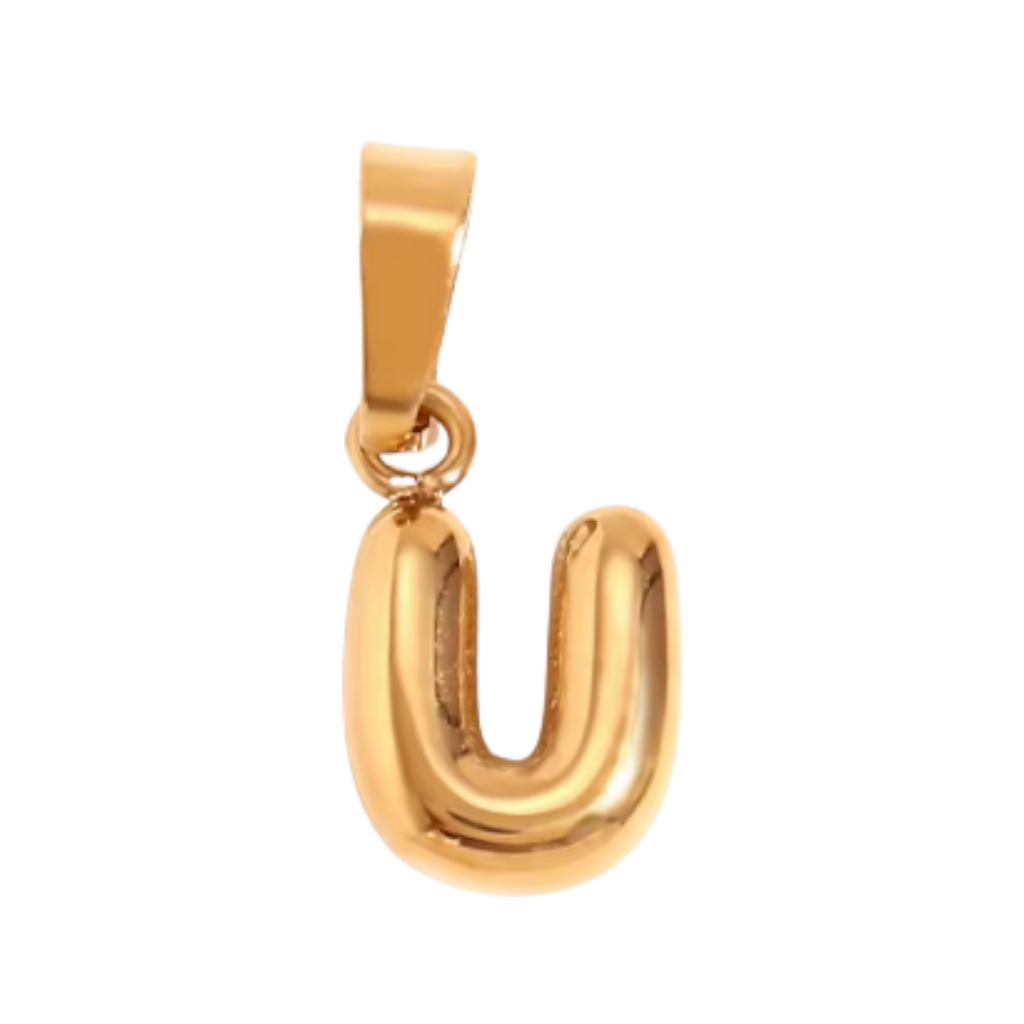 Small Gold Bubble Letter Collection