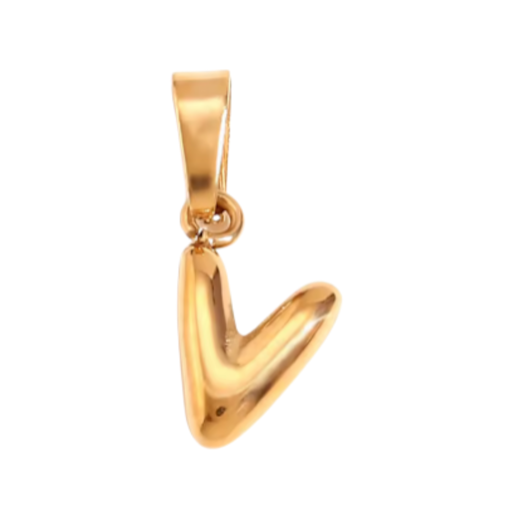 Small Gold Bubble Letter Collection