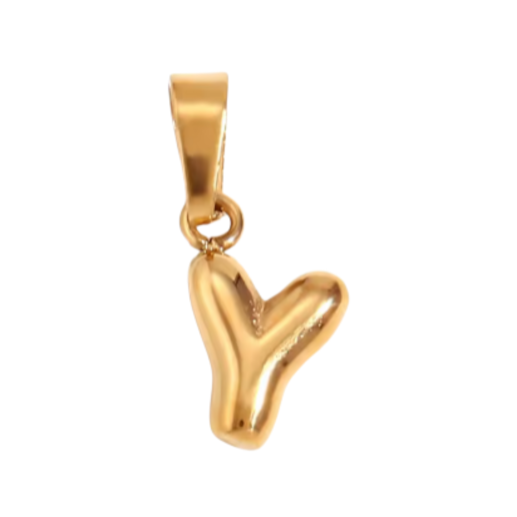 Small Gold Bubble Letter Collection