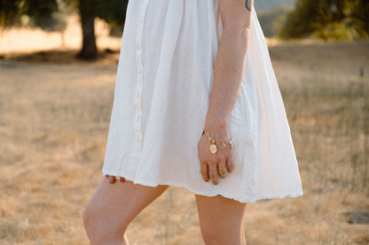 2.5mm Gold Paperclip Chain Bracelet