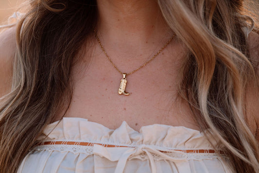 Gold Loop Chain Necklace