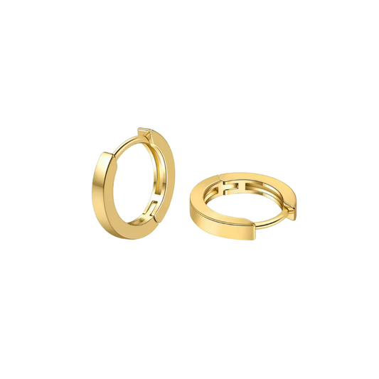 Classic Gold Huggie Hoops