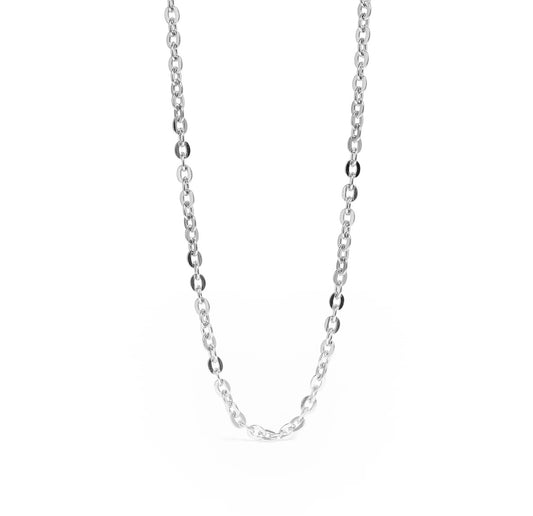 Silver Cable Chain Necklace