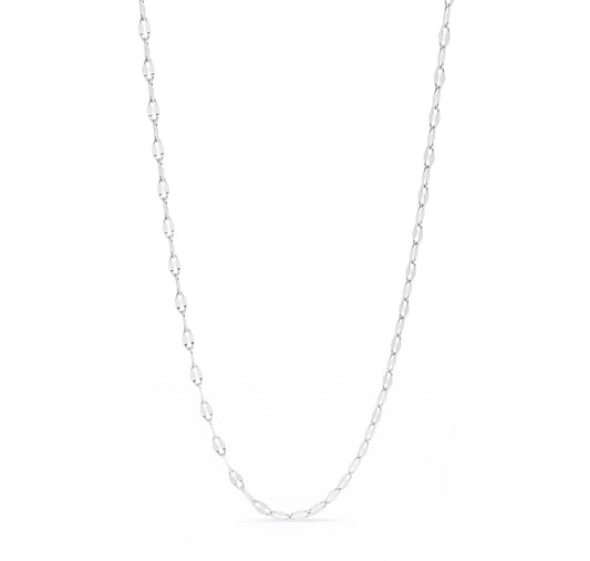 Silver LIP Chain Necklace