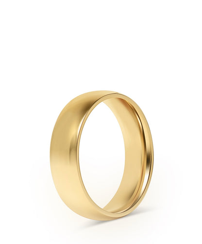 Gold Chunky Rounded Ring