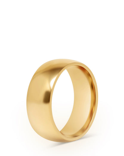 Gold Chunky Rounded Ring