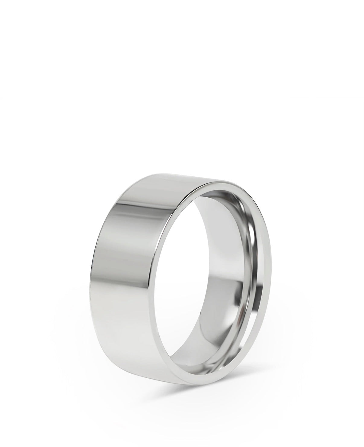 Silver Flat Chunky Ring