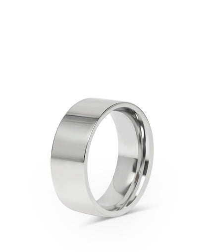 Silver Flat Chunky Ring