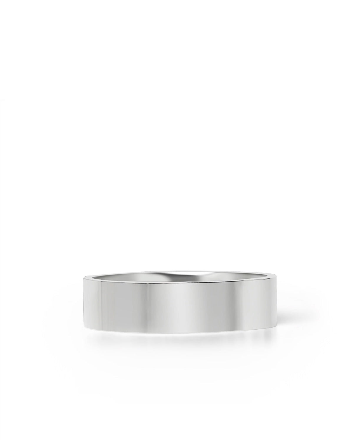 Silver Flat Chunky Ring