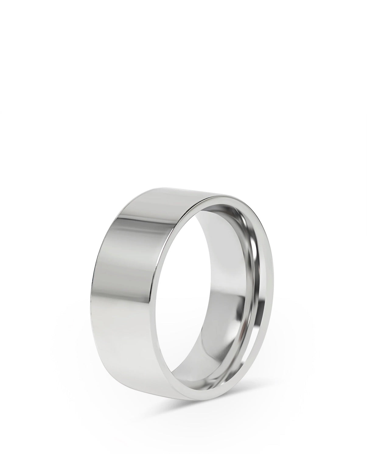Silver Flat Chunky Ring