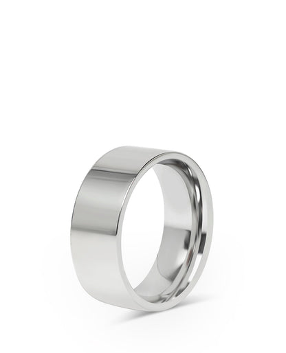 Silver Flat Chunky Ring