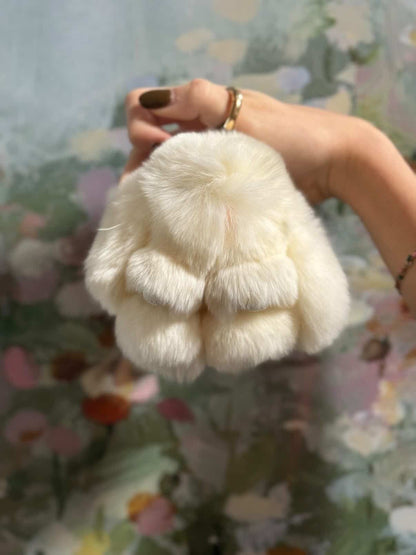 Small Baby Bunny Keychain