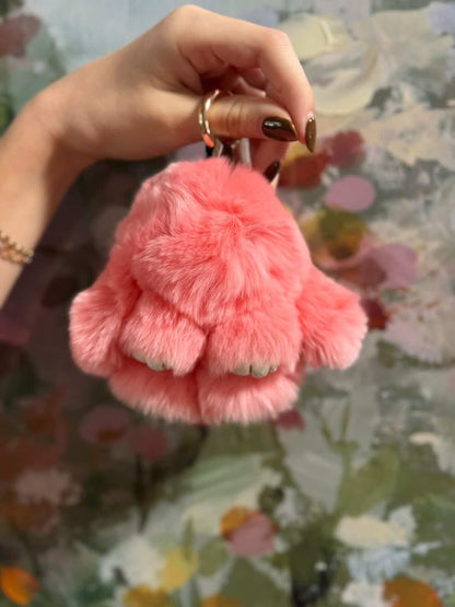 Small Baby Bunny Keychain