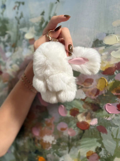 Small Baby Bunny Keychain