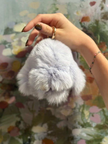 Small Baby Bunny Keychain