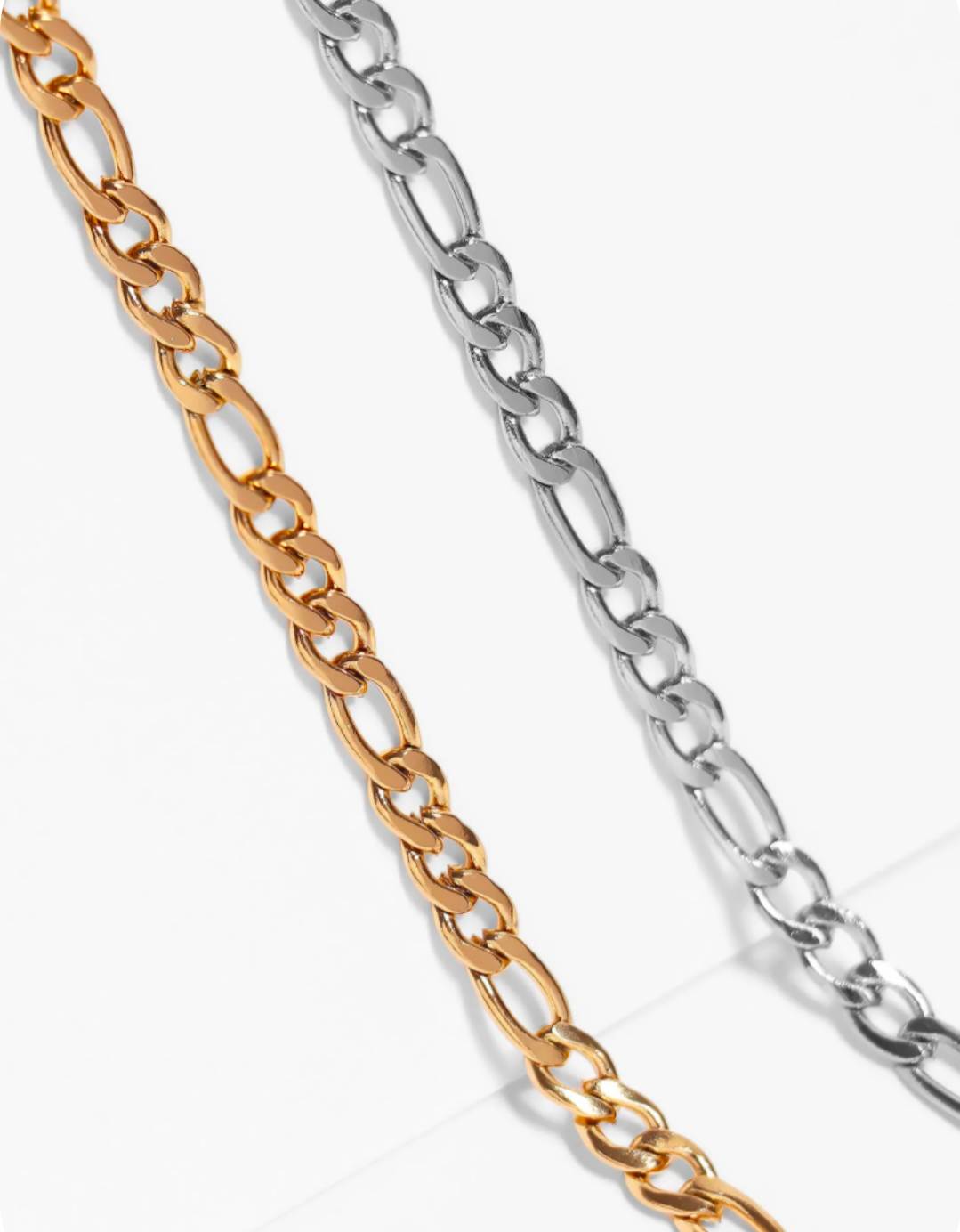 Silver Figaro Chain Necklace