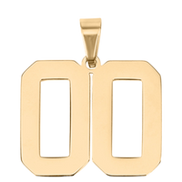 Large Gold Number Sports Collection - 00