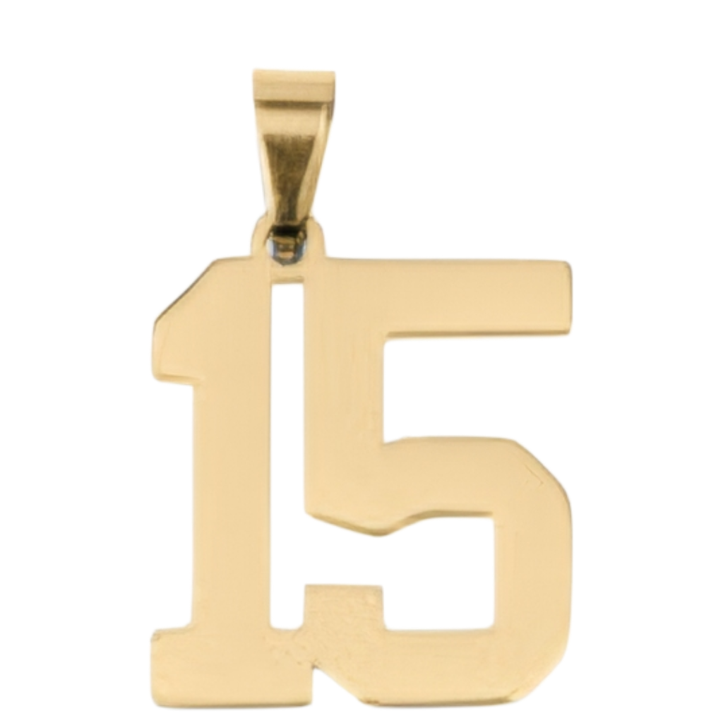 Large Gold Number Sports Collection