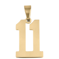 Large Gold Number Sports Collection - 11