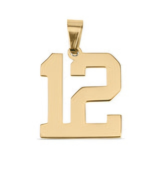 Large Gold Number Sports Collection