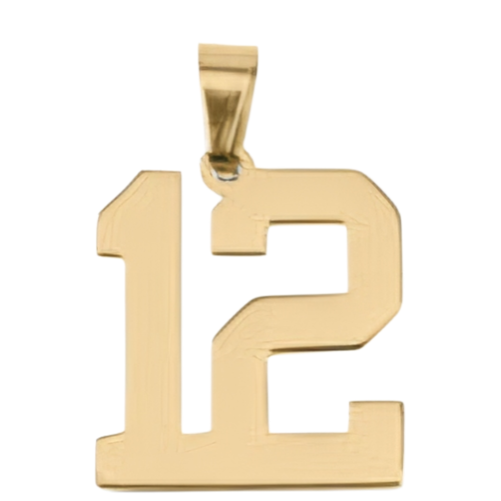 Large Gold Number Sports Collection