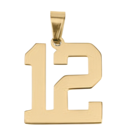 Large Gold Number Sports Collection