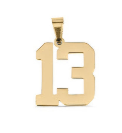 Large Gold Number Sports Collection