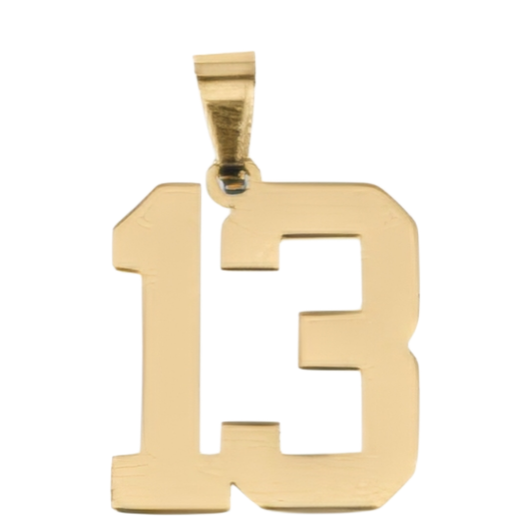 Large Gold Number Sports Collection