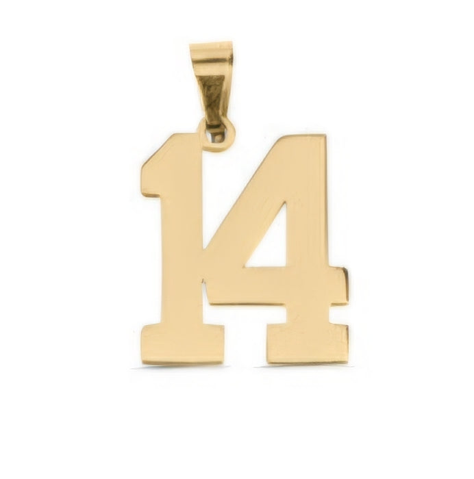 Large Gold Number Sports Collection