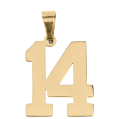 Large Gold Number Sports Collection