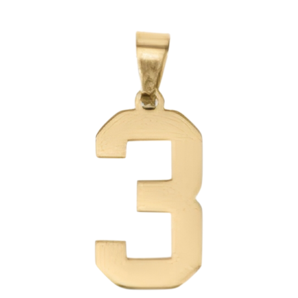 Large Gold Number Sports Collection