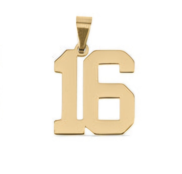 Large Gold Number Sports Collection