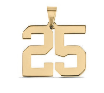 Large Gold Number Sports Collection