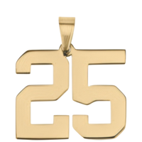 Large Gold Number Sports Collection - 25