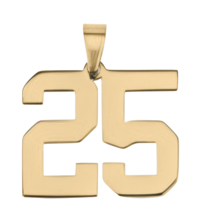 Large Gold Number Sports Collection