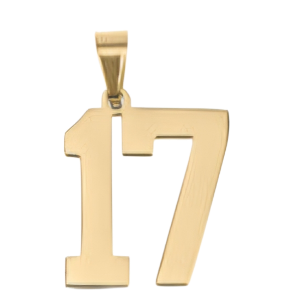 Large Gold Number Sports Collection