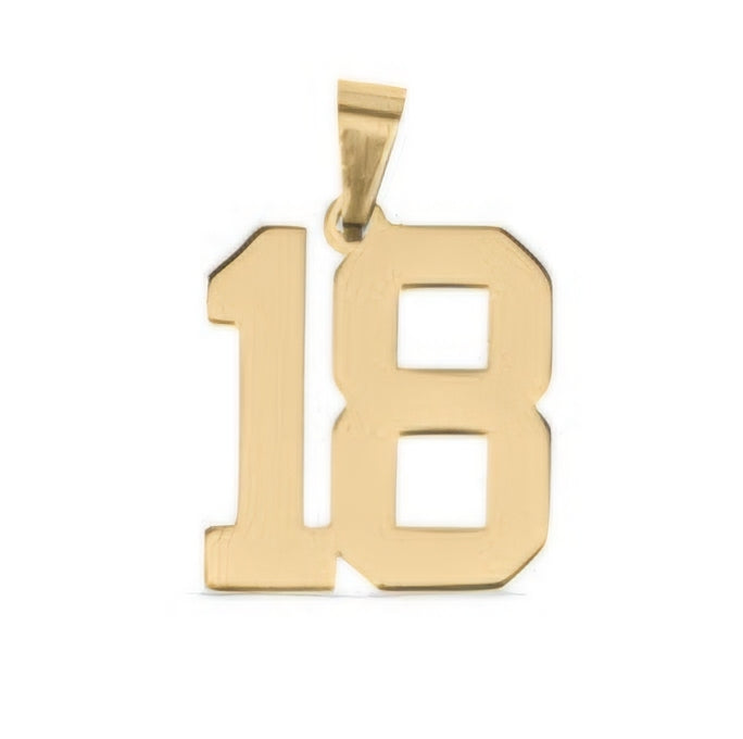 Large Gold Number Sports Collection