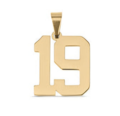 Large Gold Number Sports Collection