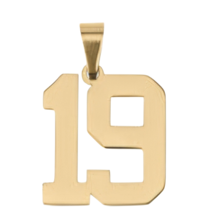 Large Gold Number Sports Collection