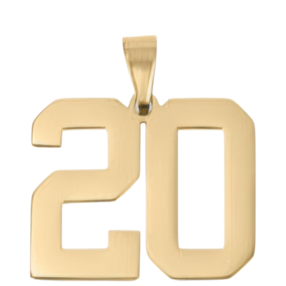 Large Gold Number Sports Collection