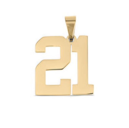 Large Gold Number Sports Collection