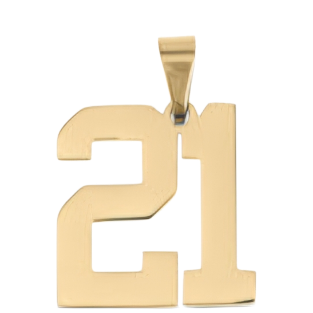Large Gold Number Sports Collection