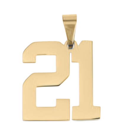 Large Gold Number Sports Collection