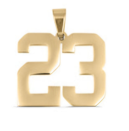 Large Gold Number Sports Collection