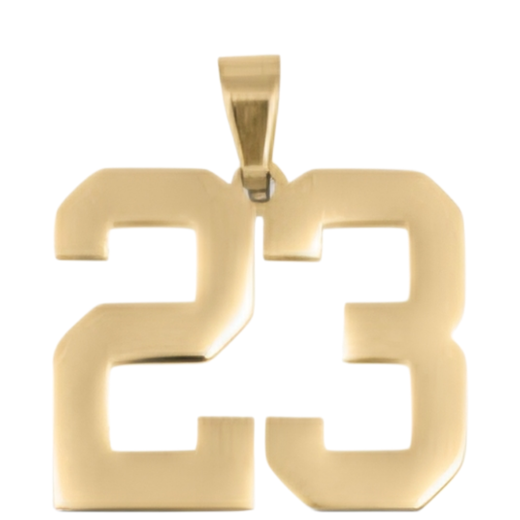 Large Gold Number Sports Collection