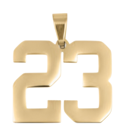 Large Gold Number Sports Collection