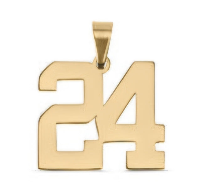 Large Gold Number Sports Collection