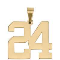 Large Gold Number Sports Collection - 24