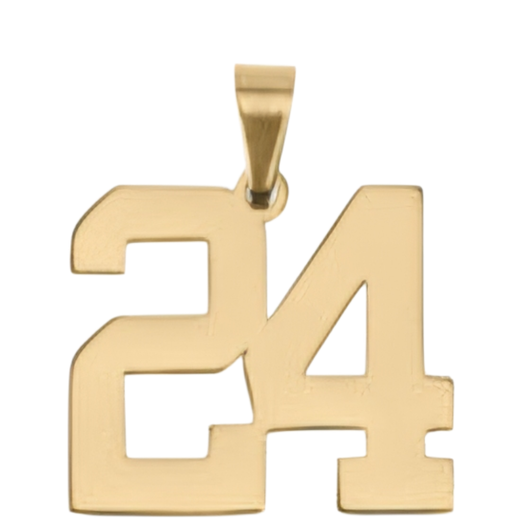 Large Gold Number Sports Collection